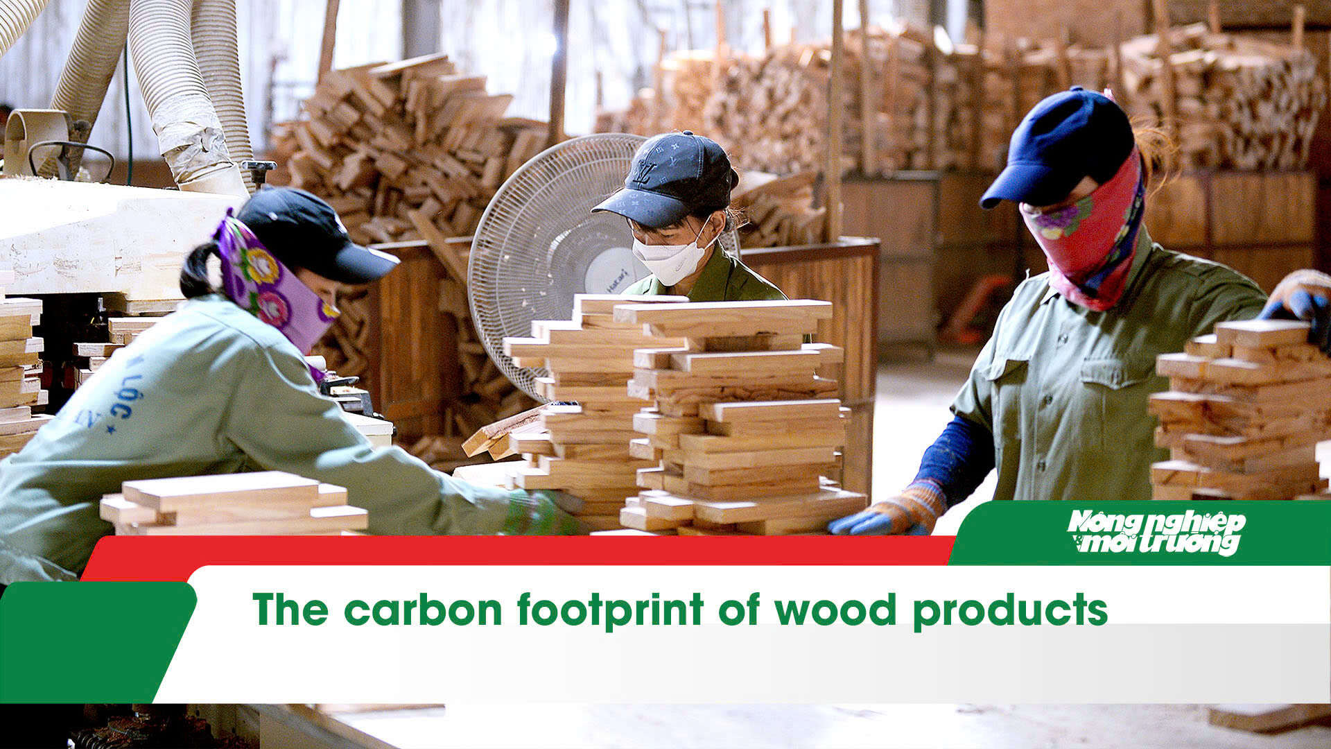 The carbon footprint of wood products